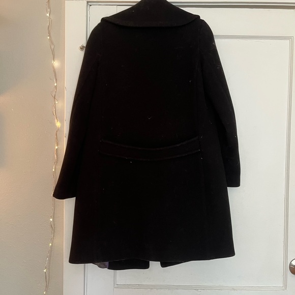 J. Crew Classic Black Pea Coat - Picture 5 of 5
